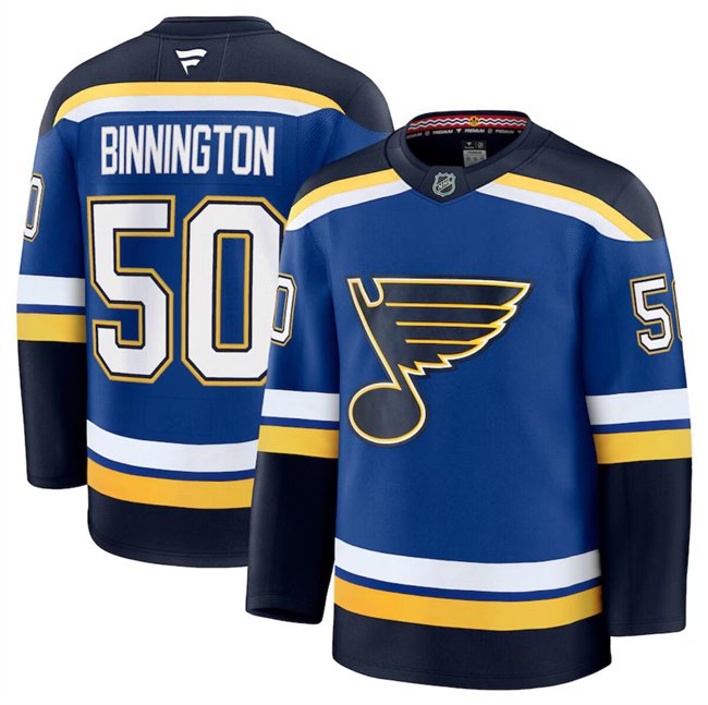 Men's St. Louis Blues Active Player Custom Blue 2024-25 Home Stitched Hockey Jersey