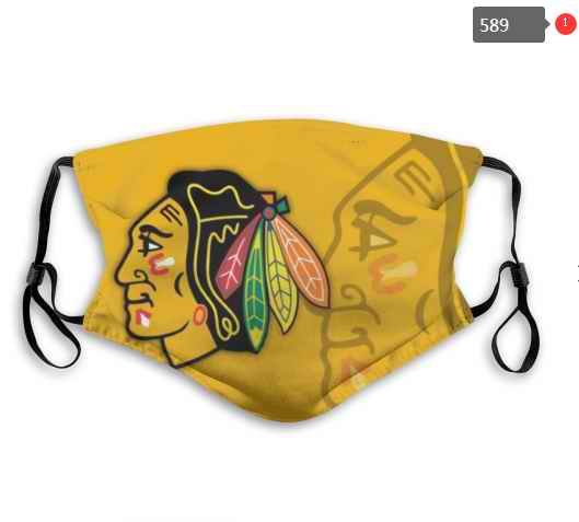 Chicago Blackhawks Face Mask 005 Filter Pm2.5 (Pls check description for details)