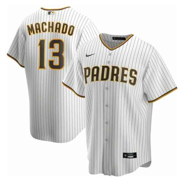 Youth San Diego Padres #13 Manny Machado White Stitched Jersey