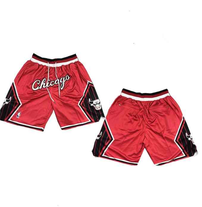 Men's Chicago Bulls Red Shorts (Run Small)