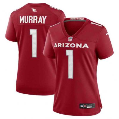 Women's Arizona Cardinals #1 Kyler Murray New Red Stitched Jersey(Run Small)