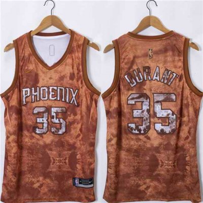 Men's Phoenix Suns #35 Kevin Durant Orange 2023 Select Series Stitched Basketball Jersey