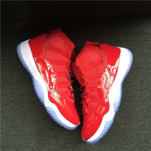 Women's Running weapon Air Jordan 11 Red Shoes 002