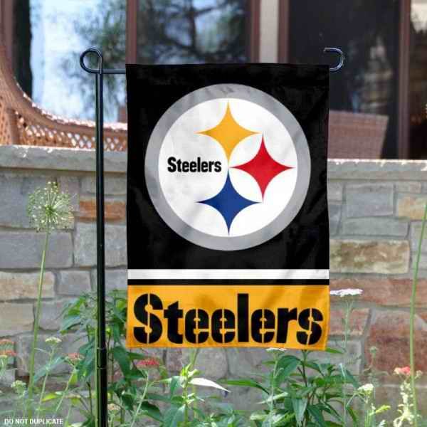 Pittsburgh Steelers Double-Sided Garden Flag 001 (Pls check description for details)