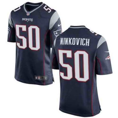 Nike Patriots #50 Rob Ninkovich Navy Blue Team Color Youth Stitched NFL New Elite Jersey