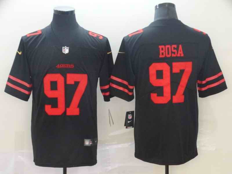 Men's San Francisco 49ers #97 Nick Bosa Black Vapor Untouchable Limited Stitched NFL Jersey