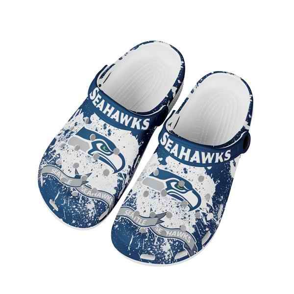 Women's Seattle Seahawks Bayaband Clog Shoes 003