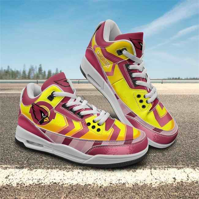 Women's Arizona Cardinals Air Jordan 3 Sneakers/Shoes 001