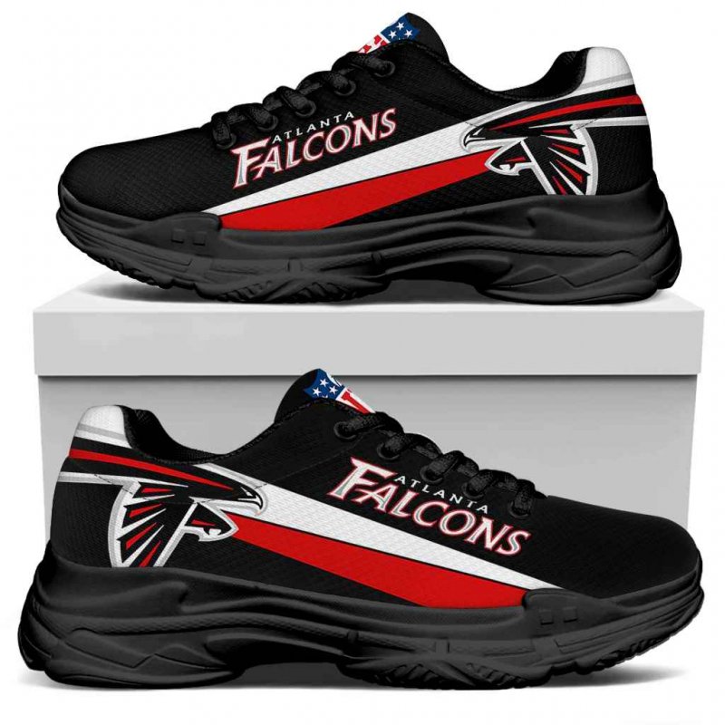 Men's Atlanta Falcons Edition Chunky Sneakers With Line 003