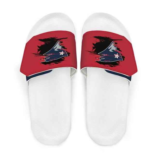 Men's New England Patriots Beach Adjustable Slides Non-Slip Slippers/Sandals/Shoes 005