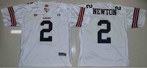 Tigers #2 Newton White Stitched NCAA Jersey