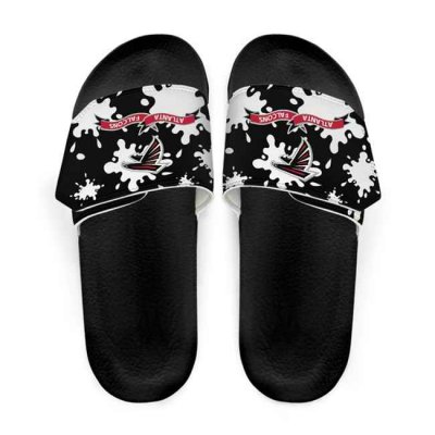 Women's Atlanta Falcons Beach Adjustable Slides Non-Slip Slippers/Sandals/Shoes 001