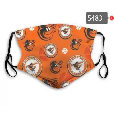 Baltimore Orioles Face Mask 010 Filter Pm2.5 (Pls check description for details)