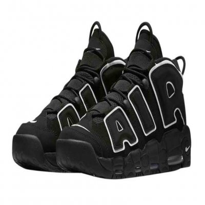 Women's Air Uptempo Camo Black Shoes 006