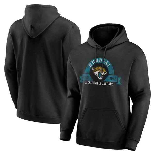 Men's Jacksonville Jaguars Black Pullover Hoodie