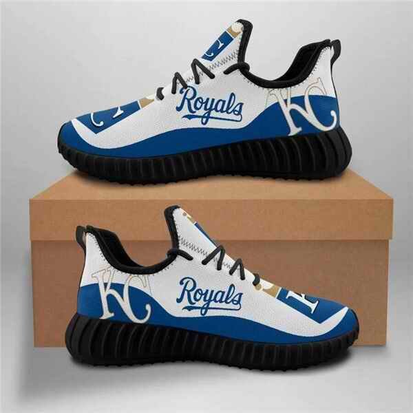 Men's Kansas City Royals Mesh Knit Sneakers/Shoes 007