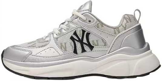 Men's Running Weapon New York Yankees Baseball Shoes/Sneakers Silver/Grey 002