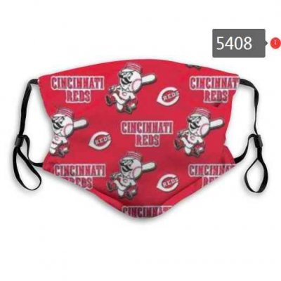 Cincinnati Reds Face Mask 007 Filter Pm2.5 (Pls check description for details)