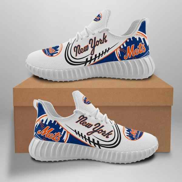 Women's New York Mets Mesh Knit Sneakers/Shoes 008