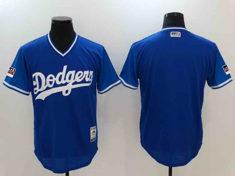 Men's Los Angeles Dodgers Majestic Royal/Light Blue 2018 Players' Weekend Team Stitched MLB Jersey