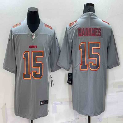 Men's Kansas City Chiefs #15 Patrick Mahomes Atmosphere Fashion Stitched Jersey