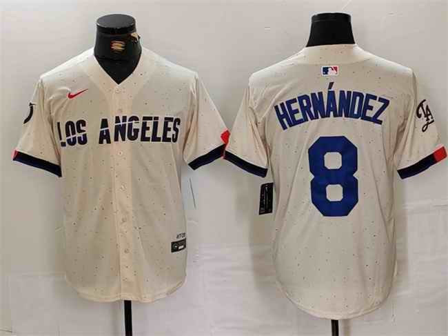 Men's Los Angeles Dodgers #8 Kik