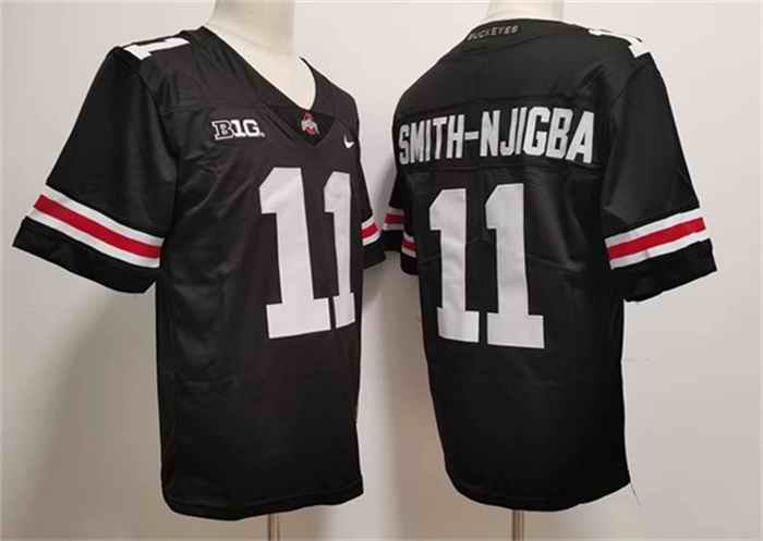 Men's Ohio State Buckeyes #11 Jaxon Smith-Njigba Black 2023 F.U.S.E. Limited Stitched Jersey