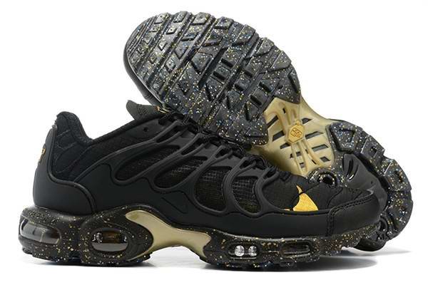 Men's Hot sale Running weapon Air Max TN Black Shoes 0221