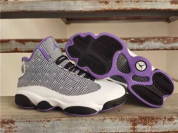 Men's Running Weapon Air Jordan 13 Grey Shoes 038