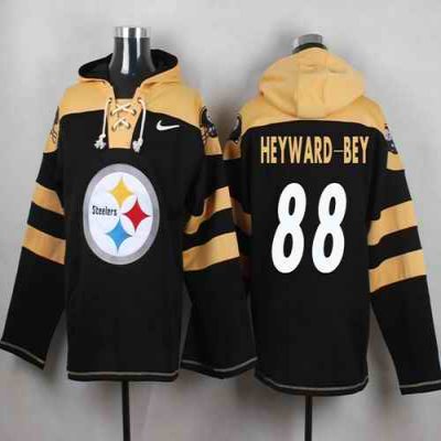 Nike Steelers #88 Darrius Heyward-Bey Black Player Pullover NFL Hoodie