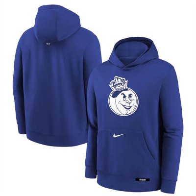 Men's Sacramento Kings Blue 2024/25 City Edition Fleece Club Pullover Hoodie