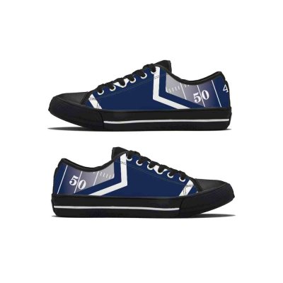 Women's Dallas Cowboys Low Top Canvas Sneakers 001