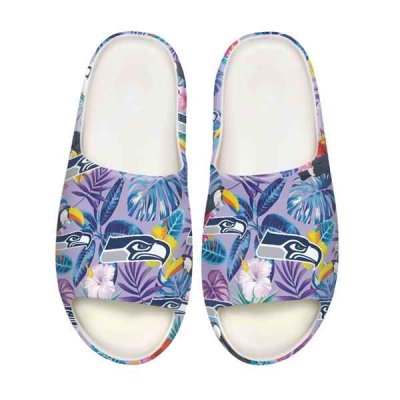 Men's Seattle Seahawks Yeezy Slippers/Shoes 001