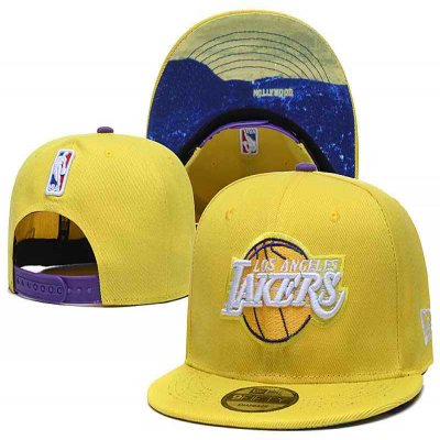 NBA Los Angeles Lakers Stitched Snapback Hats 018