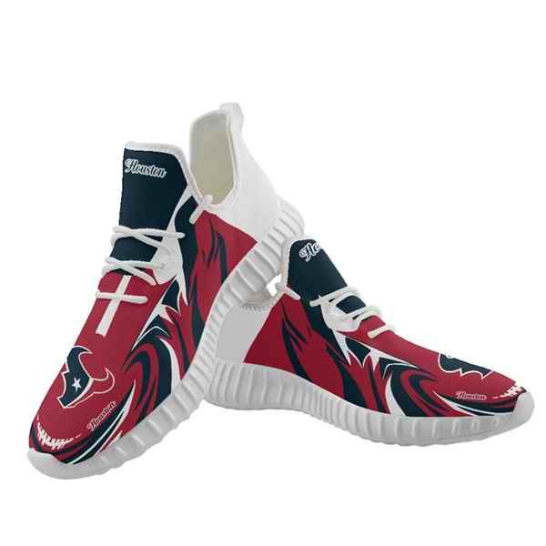 Women's Houston Texans Mesh Knit Sneakers/Shoes 017