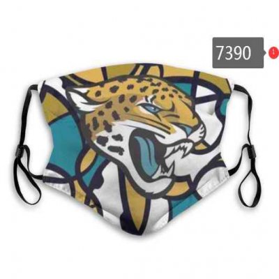 Jacksonville Jaguars Face Mask 7390 Filter Pm2.5 (Pls check description for details)