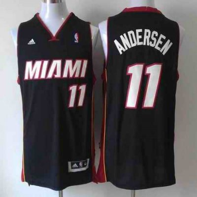 Heat #11 Chris Andersen Black Stitched NBA Jersey