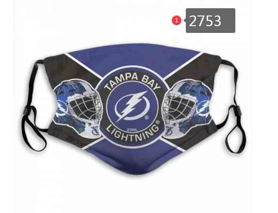 Tampa Bay Lightning Face Mask 2753 Filter Pm2.5 (Pls check description for details)