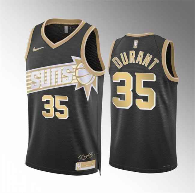 Men's Phoenix Suns #35 Kevin Durant Black 2024 Select Series Stitched Basketball Jersey