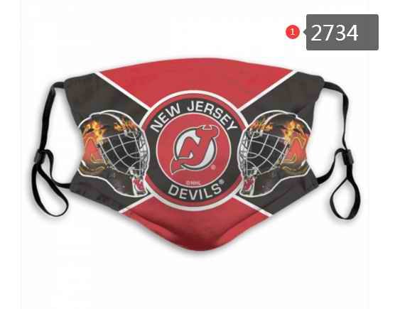 New Jersey Devils Face Mask 2734 Filter Pm2.5 (Pls check description for details)