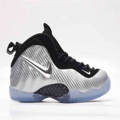 Men's Air Foamposite Pro Silver Surfer (GS) Shoes 004