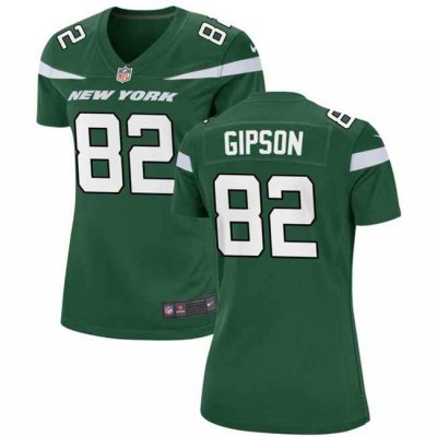 Women's New York Jets #82 Xavier Gipson Green Stitched Football Jersey(Run Small)