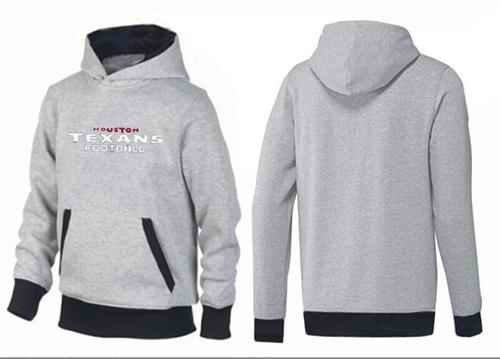 Houston Texans English Pullover Hoodie Grey & Black