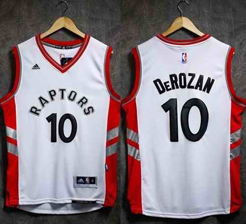 Revolution 30 Raptors #10 DeMar DeRozan White Stitched NBA Jersey