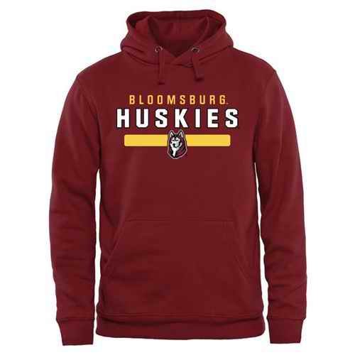 Bloomsburg Huskies Team Strong Pullover Hoodie Garnet