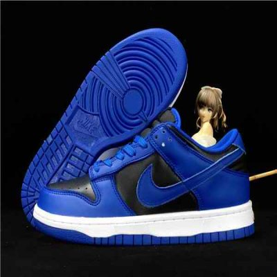 Women's Dunk Low SB Royal/Black Shoes 088