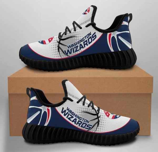 Women's Washington Wizards Mesh Knit Sneakers/Shoes 001