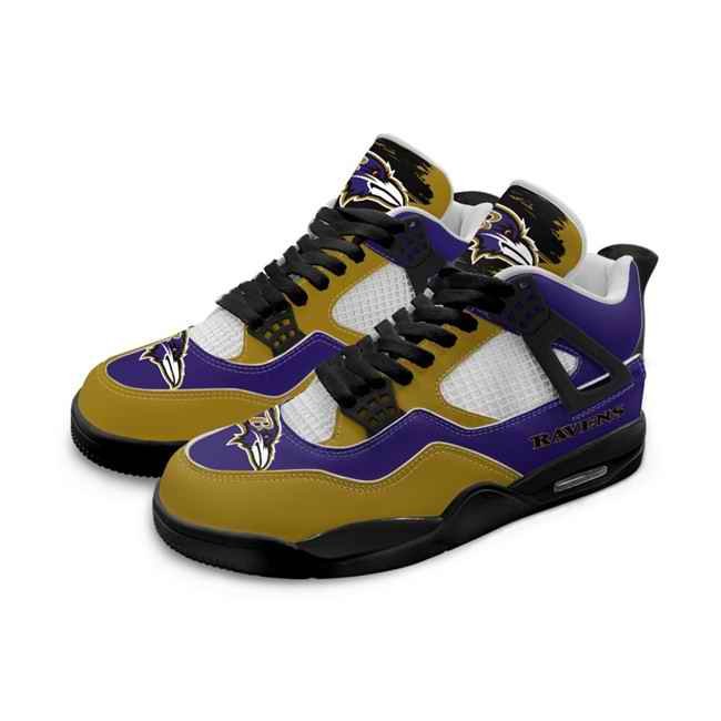 Women's Baltimore Ravens Running weapon Air Jordan 4 Shoes 0001