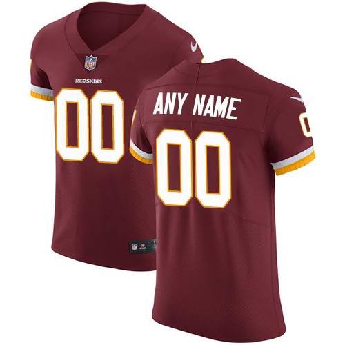 Men's Washington Redskins Burgundy Red Team Color  Vapor Untouchable Custom Elite NFL Stitched Jersey