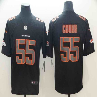 Men's Denver Broncos #55 Bradley Chubb Black 2018 Impact Limited Stitched NFL Jersey